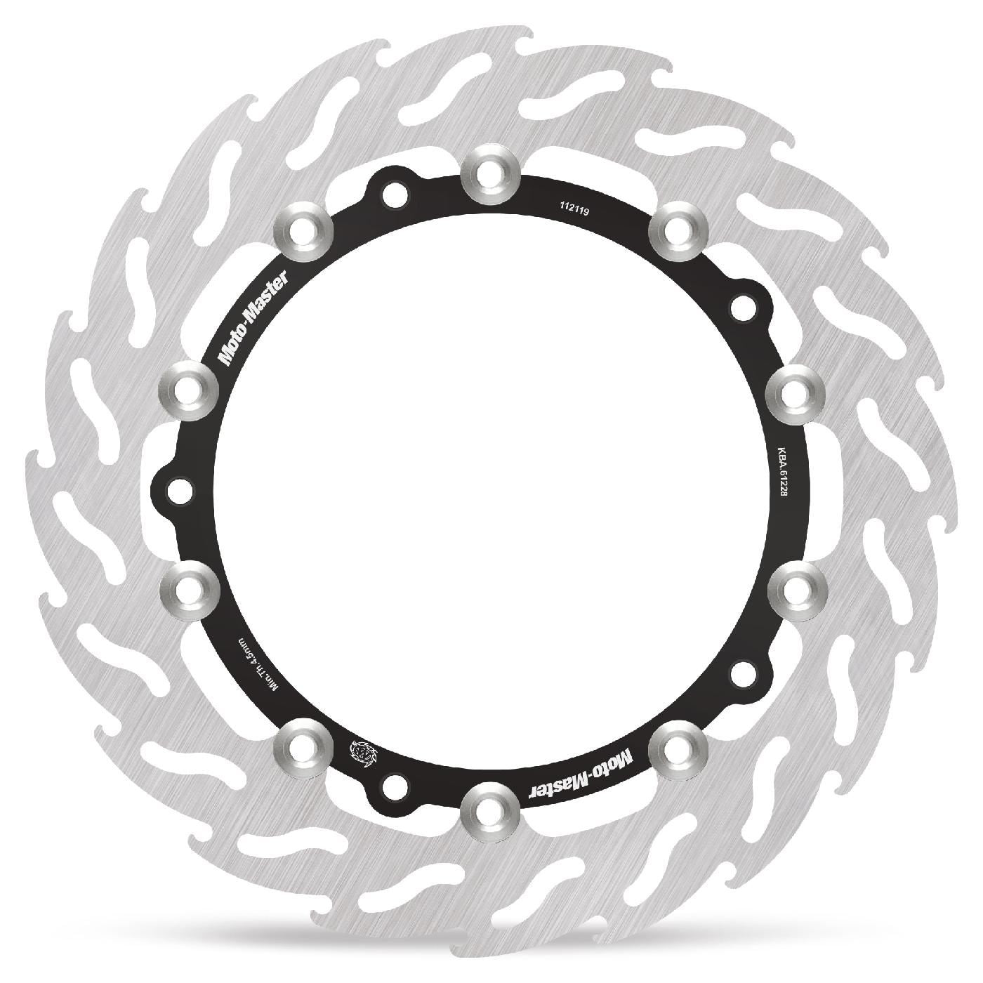Moto-Master Front Left Floating Flame Series 305 mm For BMW HP2 1200 Enduro (K25) (Enduro tires) 2004-2006